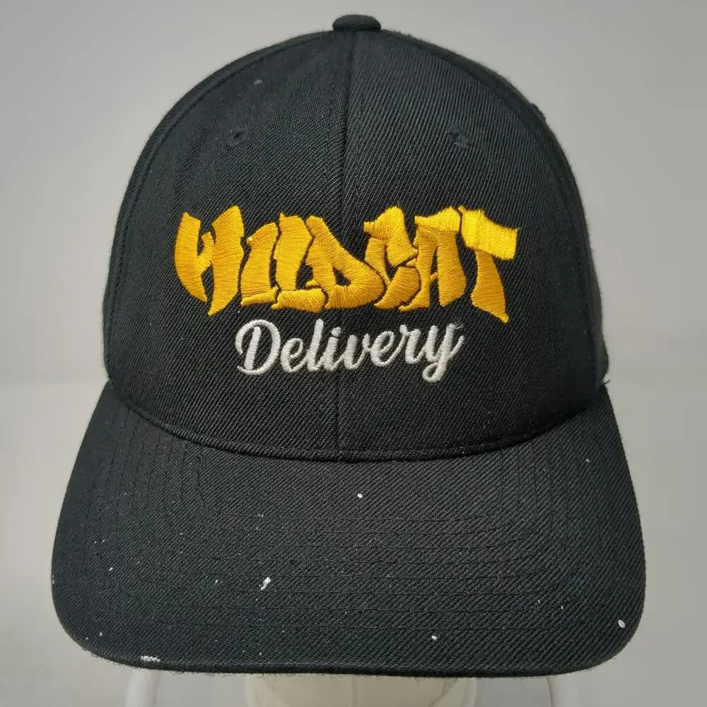 Yupoong Snapback Black Hat Wildcat Delivery Yellow Green Undervisor One Size